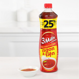 Nước Mắm Chấm Cá Cơm 3 Miền Chai 800ml