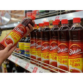 Nước Mắm Chấm Cá Cơm 3 Miền Chai 800ml