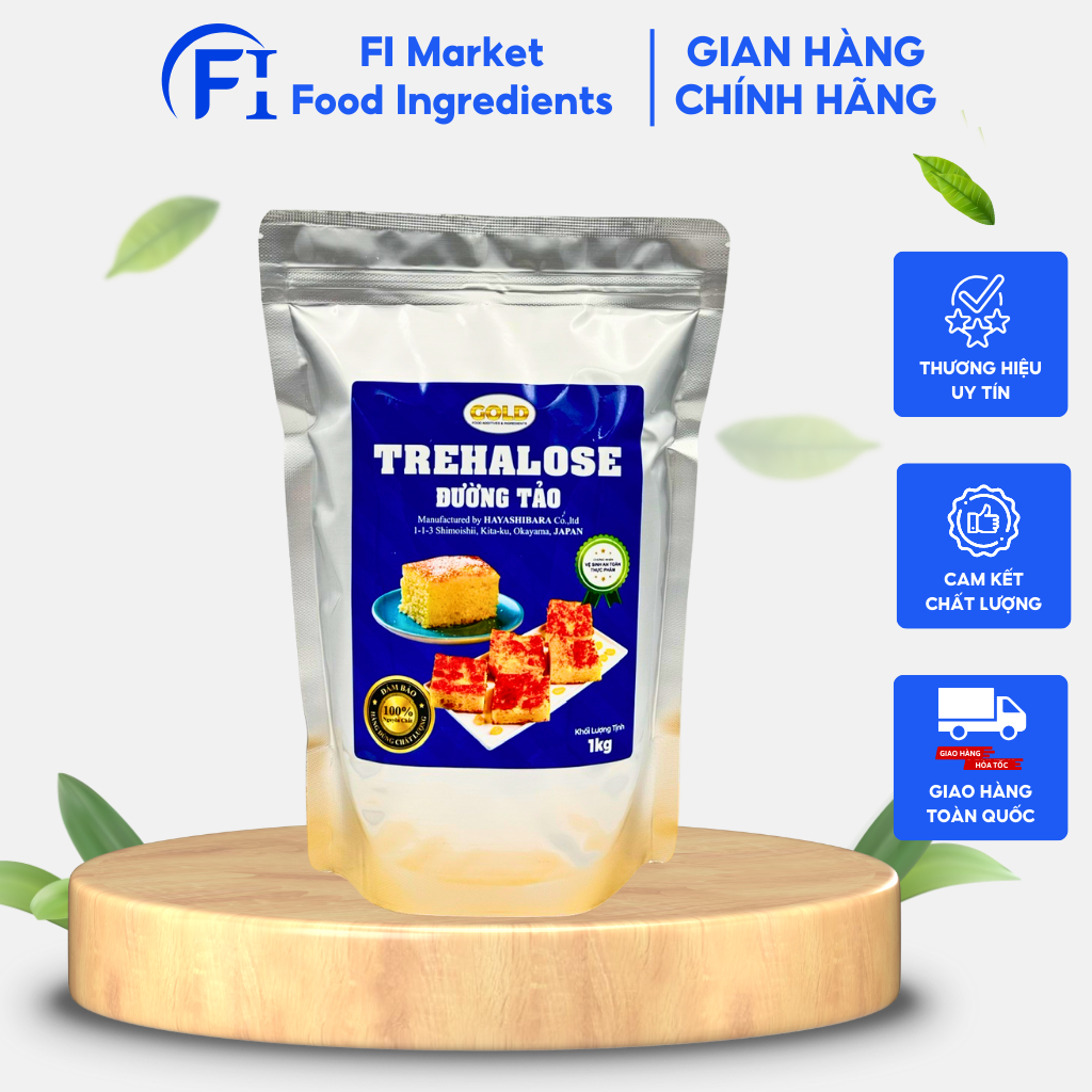 Đường Tảo Trehalose Nhật Bản Nhập Khẩu Gói 1kg Dùng Trong Thực Phẩm ...