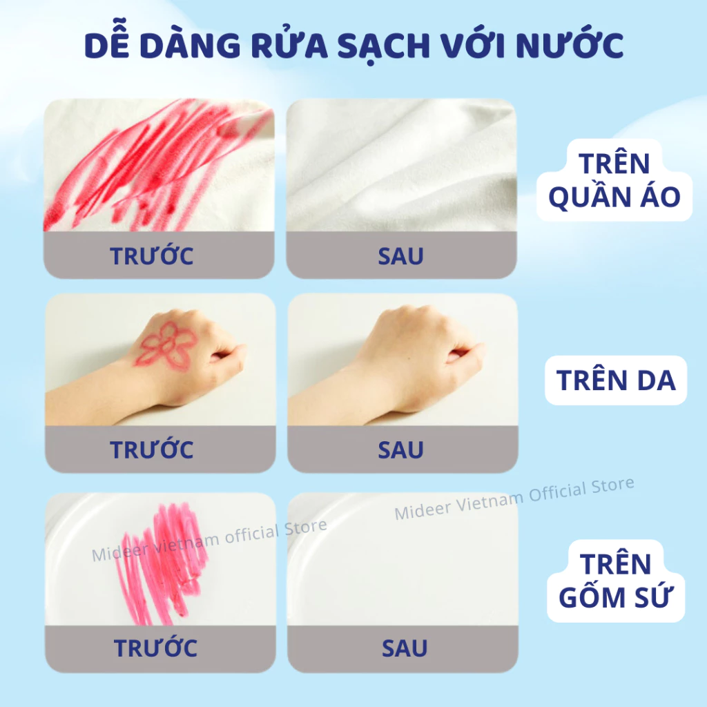 Màu Sáp Dầu Bút Sáp Lụa Vặn Hữu Cơ Mideer Silky Crayon Hộp Quai Cho Bé 12 24 36 Màu