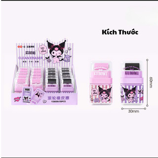 Cục Tẩy Dạng Con Lăn Cao Su Sanrio Kuromi/ Melody/ Kitty/ Cún Trắng/ Pochaco Văn Phòng Phẩm Tẩy Trẻ Em - Đồ Dùng Học Tập