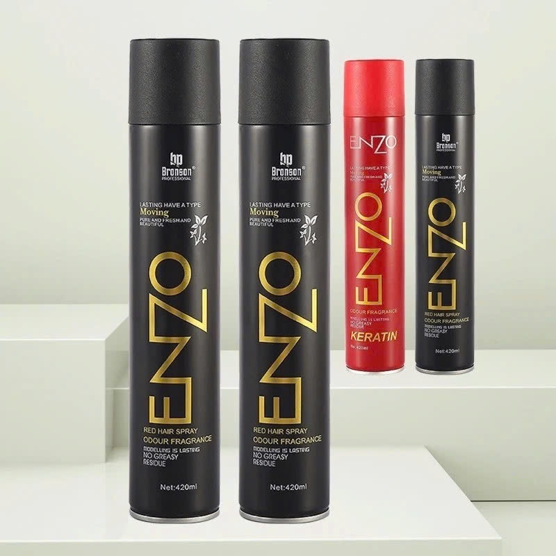 Ảnh Gôm xịt tóc nam nữ ENZO 420ML tạo kiểu giữ nếp tóc lâu hương thơm dịu nhẹ, an toàn cho tóc 2