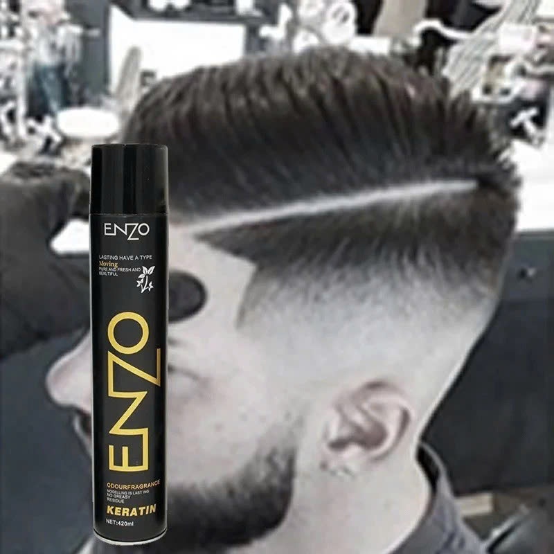 Ảnh Gôm xịt tóc nam nữ ENZO 420ML tạo kiểu giữ nếp tóc lâu hương thơm dịu nhẹ, an toàn cho tóc 4