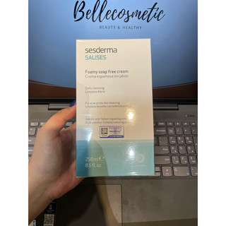 Sesderma Salises Foamy Soap Free Cream Sữa Rửa Mặt Dịu Nhẹ Cho Da Dầu Mụn