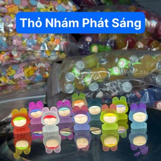 [CÓ SẴN - HỎA TỐC HCM] TÚI MÙ CHARM MAY MẮN THỎ NHÁM PHÁT SÁNG NHIỀU MÀU DẠ QUANG QUÀ TẶNG TRANG TRÍ Ý NGHĨA....