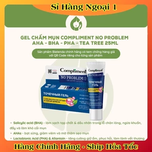 GEL Chấm Mụn Compliment No Problem AHA-BHA-PHA 25ml của Nga