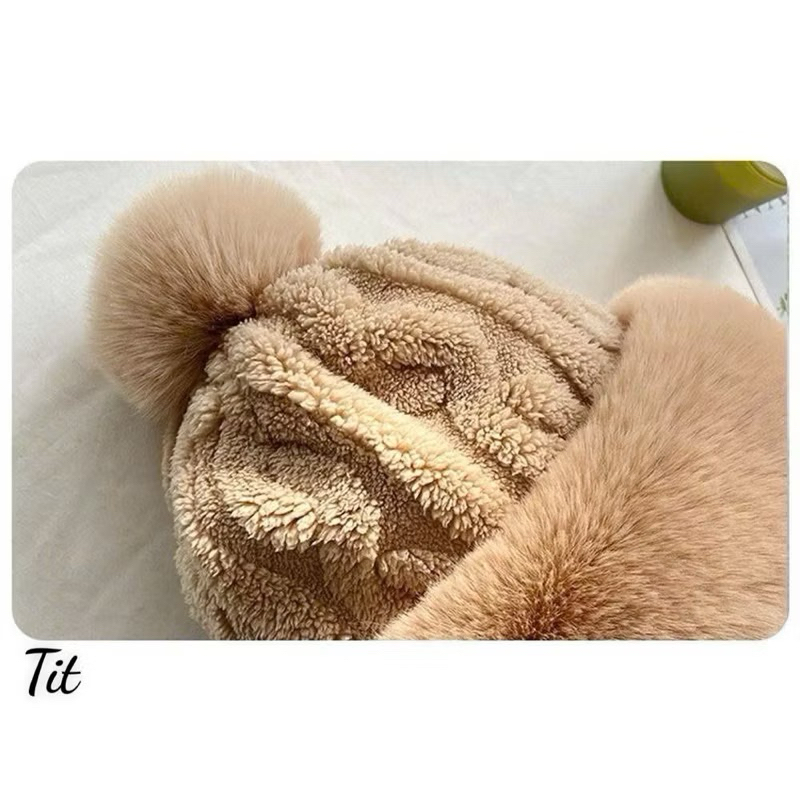 Mũ Trùm Đầu Phong Cách Mông Cổ Bằng Vải Lông Dày Dặn, Giữ Ấm Chống Gió