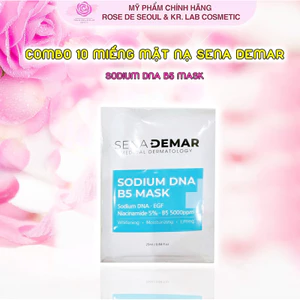 5-10 miếng Mặt nạ Sena demar sodium DNA B5 mask, 25ml - hạn 2028 HQ mặt nạ senademar IS203