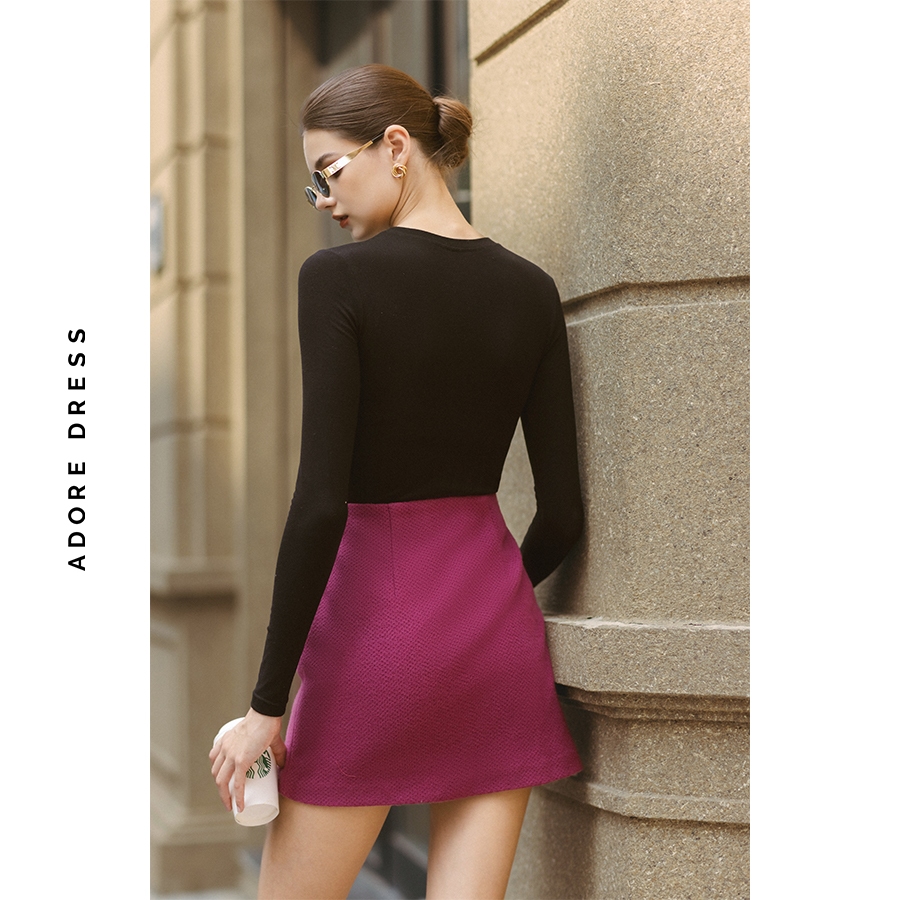 Ảnh 412HT0001 - Áo giữ ấm basic thun tăm nhiều màu ADORE DRESS 2