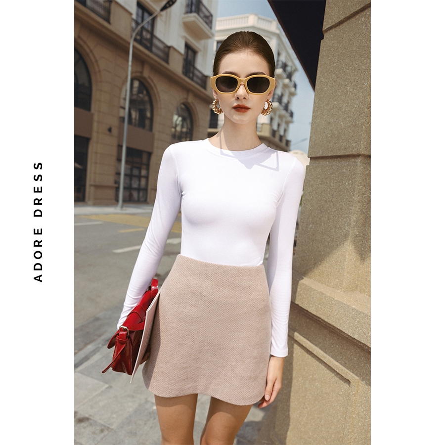 Ảnh 412HT0001 - Áo giữ ấm basic thun tăm nhiều màu ADORE DRESS 4