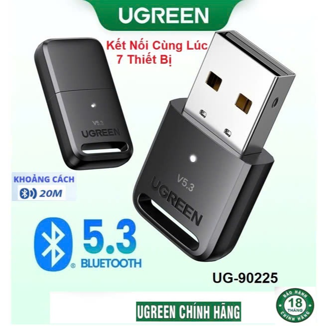 USB Bluetooth 5.4 5.0 5.3 Ugreen 35058 CM748 80889 90225 CM390 (kết nối 5/7 thiết bị,cách 20m) | BigBuy360 - bigbuy360.vn