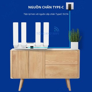 Cục phát wifi từ sim 4G, bộ phát wifi 4G 4 ăng ten siêu khỏe R611C, Tích hợp wifi 6 chạy bền bỉ 24/24