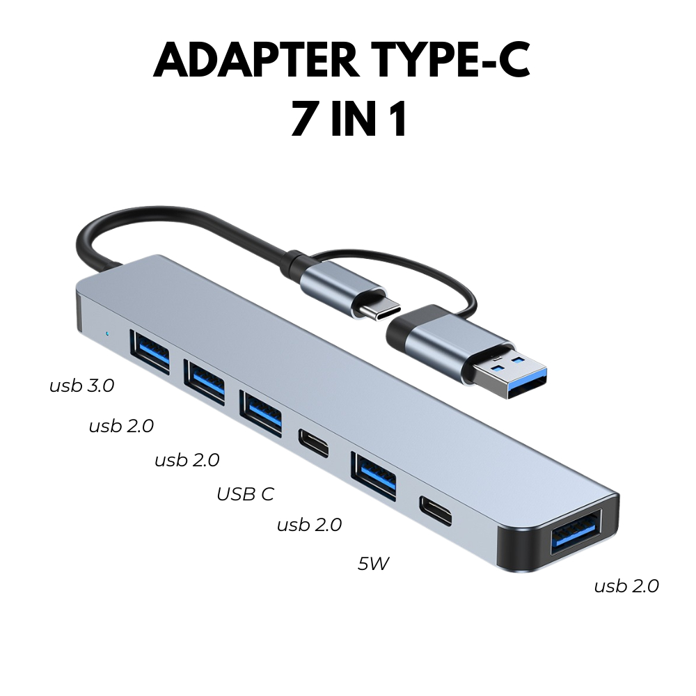 Hub chuyển đổi USB và Type-C