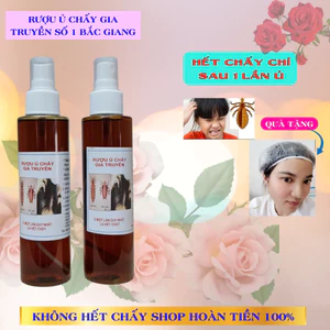 COMBO 2 Chai Rượu ủ chấy cho bé dầu gội chấy chí ủ 1 lần hết chấy và trứng chấy chai 150ml