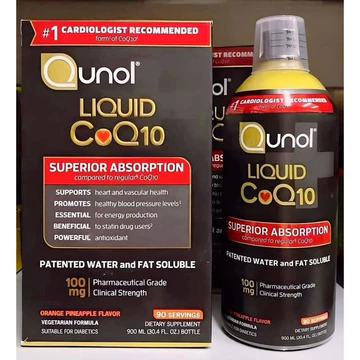 Coq10 dạng nước hỗ trợ tim mạch Liquid Coq10 Qunol 900ml