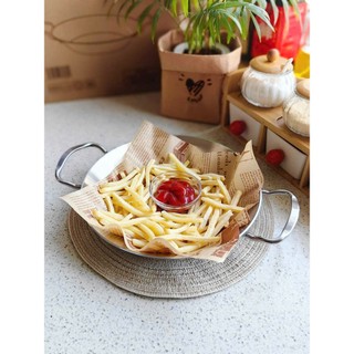 Chảo xào hai quai Chockmen [66] inox 316NDT, 3 lớp liền khối, size 20/24cm dùng được bếp từ C66