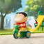 Đồ Chơi Shin Đạp Xe Kéo Dây Cót Vui Nhộn Shin Bò Vặn Cót Ủn Mông Cậu Bé Bút Chì Đồ Chơi Giải Trí Hot Trend BỐ KHỦNG LONG