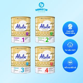 Sữa Bột Alula Gold Hộp 900gr Đủ Số 1, 2, 3, 4 Cho Bé Từ 0 - 2y+ Phát Triển Toàn Diện