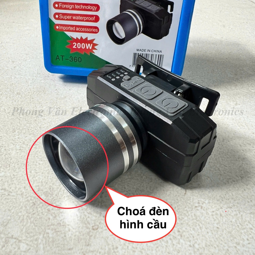 Đèn Đội Đầu Choá Zoom siêu HOT, zoom xa gần, nhỏ gọn tiện lợi