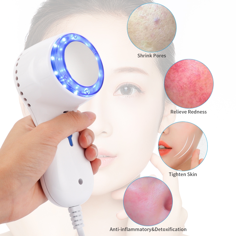 Búa Lạnh Mini Điện Đẩy Di Tinh Chất Massage Mặt Hiệu Quả Lạnh Sâu Bảo Hành 6 Tháng