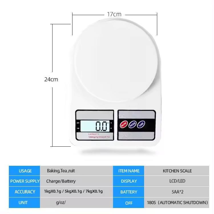 Cân Tiểu Ly Điện Tử Dùng Cho Nhà Bếp SF400