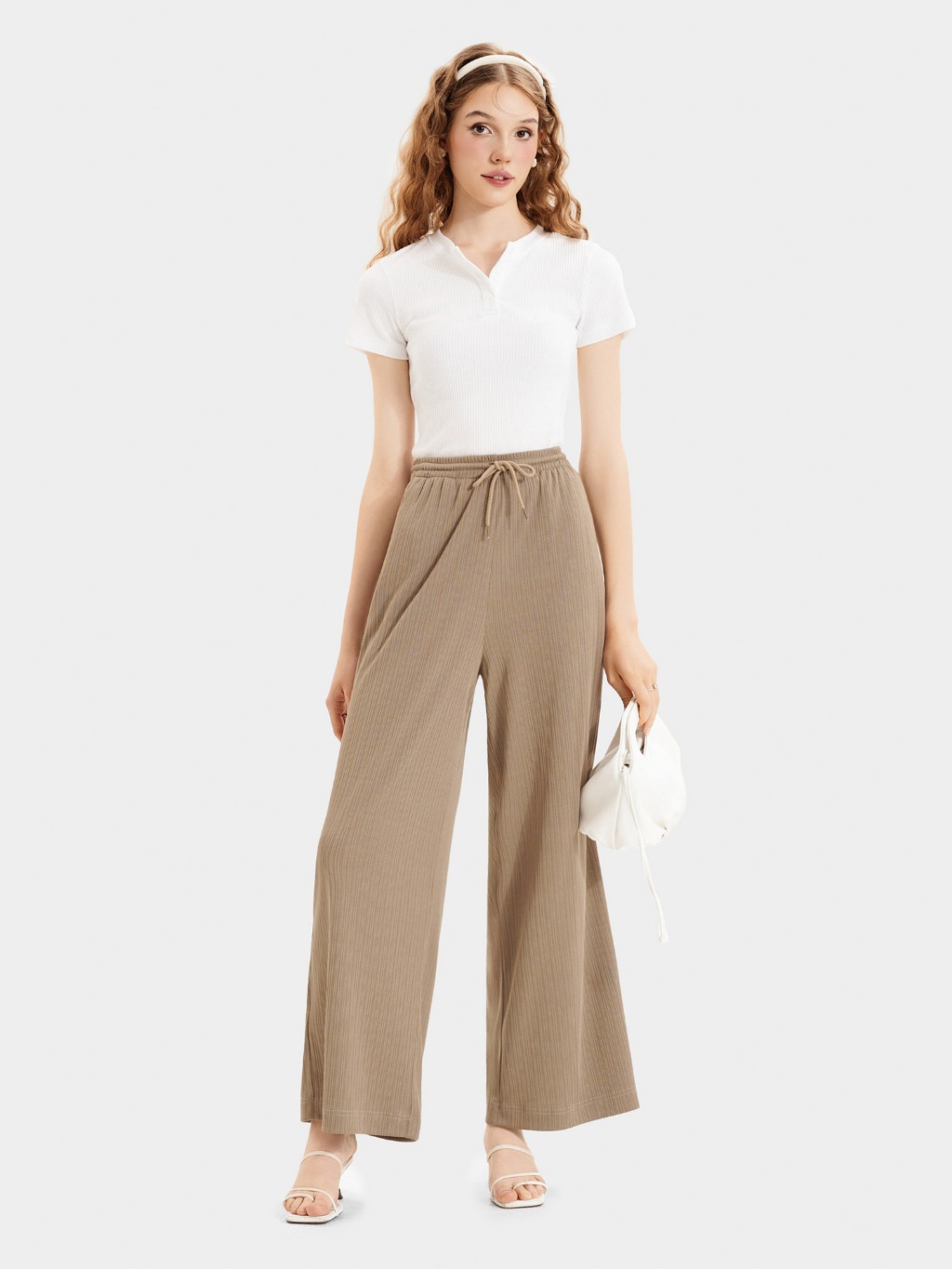 Ảnh Quần Thun Dài Nữ MARC FASHION Ống Suông - CBNH063724 4