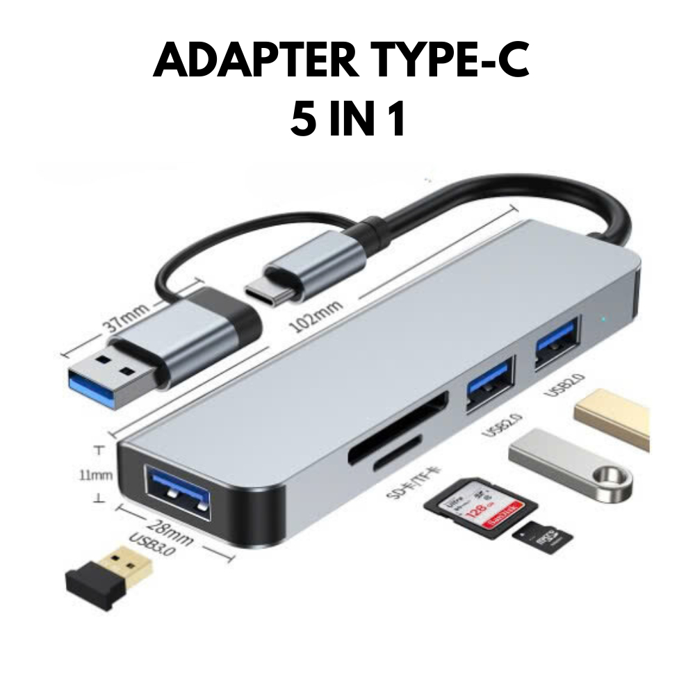 Hub USB 5in1