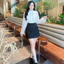 Áo sơ mi nữ tơ cổ bèo dây hoa style hàn quốc A2463 Kymie