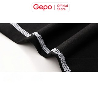 GEPO Quần Giữ Nhiệt Quần Lửng Nam Màu Đen Chuyên Tập Gym Chạy Bộ Đá Bóng