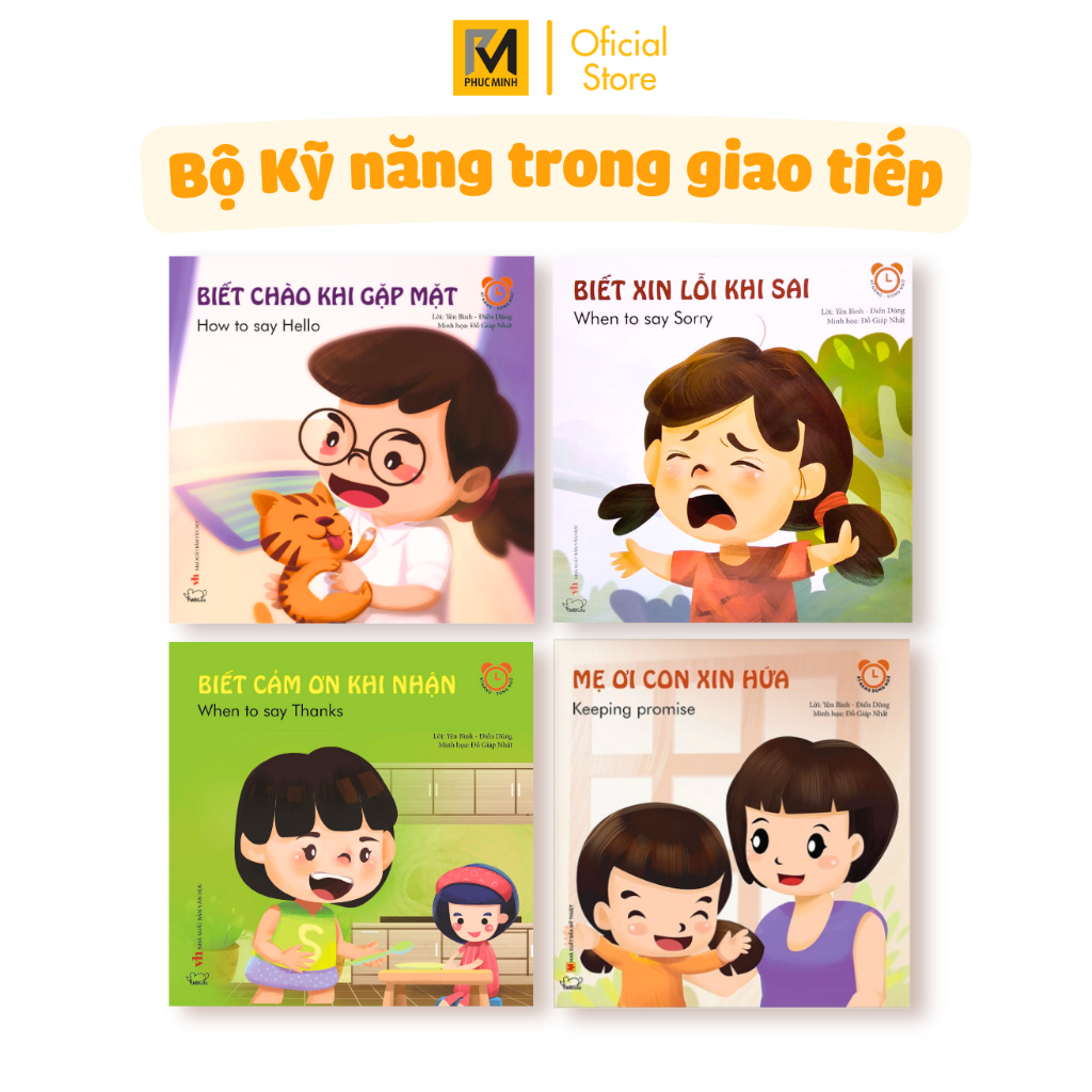 Ảnh Sách Cho Bé - Kĩ Năng Trong Giao Tiếp: Biết Xin Lỗi Khi Sai Cho Bé 2-10 Tuổi Song Ngữ Anh - Việt 1