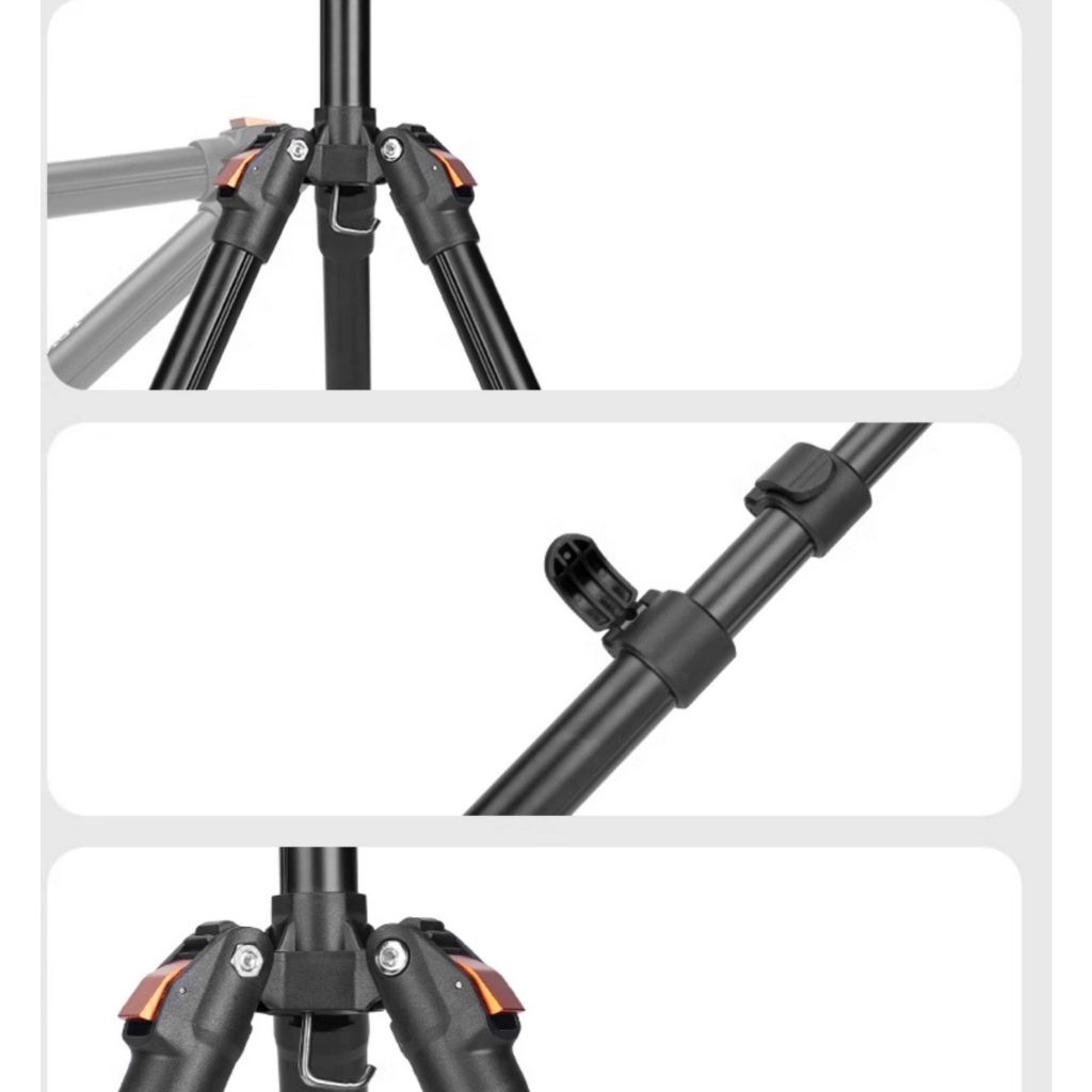 Tripod Yunteng VCT-5228 Đa Năng - Chân Đế Quay Phim Chụp Ảnh Chuyên Nghiệp, Cao Tối Đa 210cm
