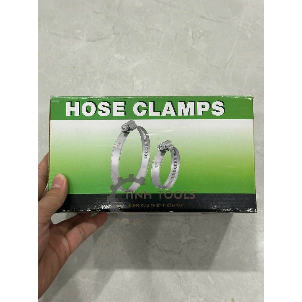 (5 cái và 10 cái) Cổ Dê Bướm, đai xiết cổ dê, cổ dê inox YDS có tay vặn (các size khác màu nhau)