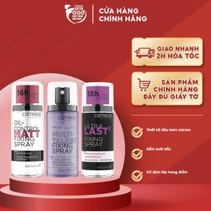 Xịt Khóa Nền Kiềm Dầu, Giữ Ẩm, Căng Bóng Catrice Fixing Spray 50ml