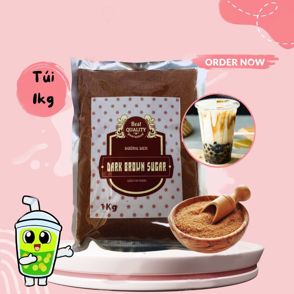 Đường đen Đài Loan 1kg làm bánh,pha chế,. - PL103