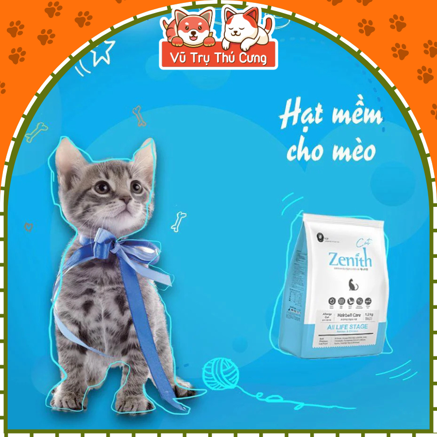 Hạt Mềm Zenith Hairball Tiêu Búi Lông Cho Mèo 300g