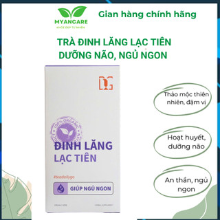 Trà Đinh Lăng Lạc Tiên Tâm Đạo, dưỡng não, an thần, ngủ ngon 30 túi lọc 4.5g