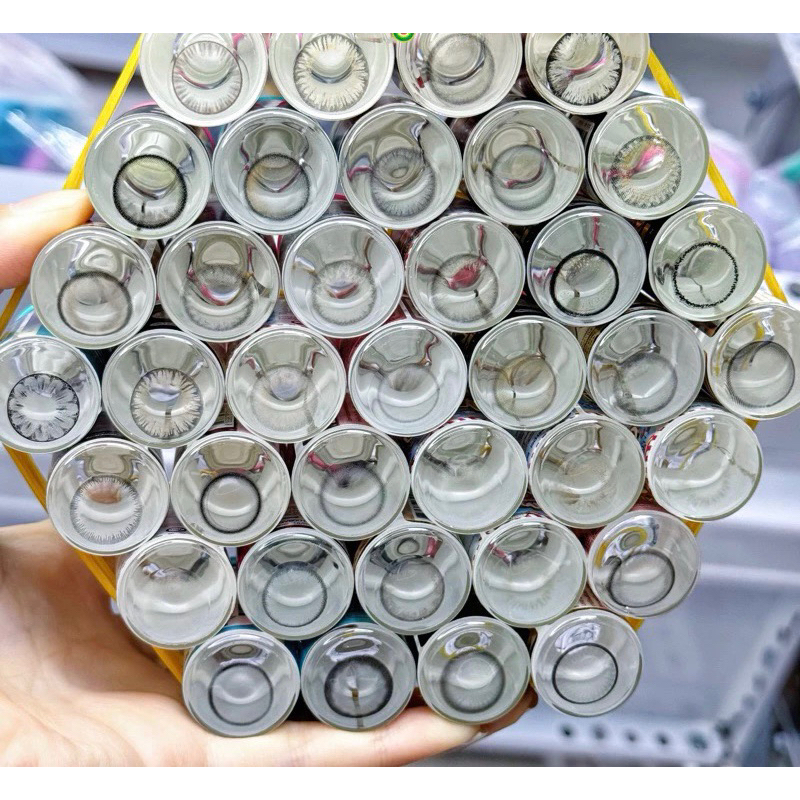35 Mẫu Lens Mắt Chính Hãng, kính áp tròng [Dùng 1 Năm] ( không kèm khay)