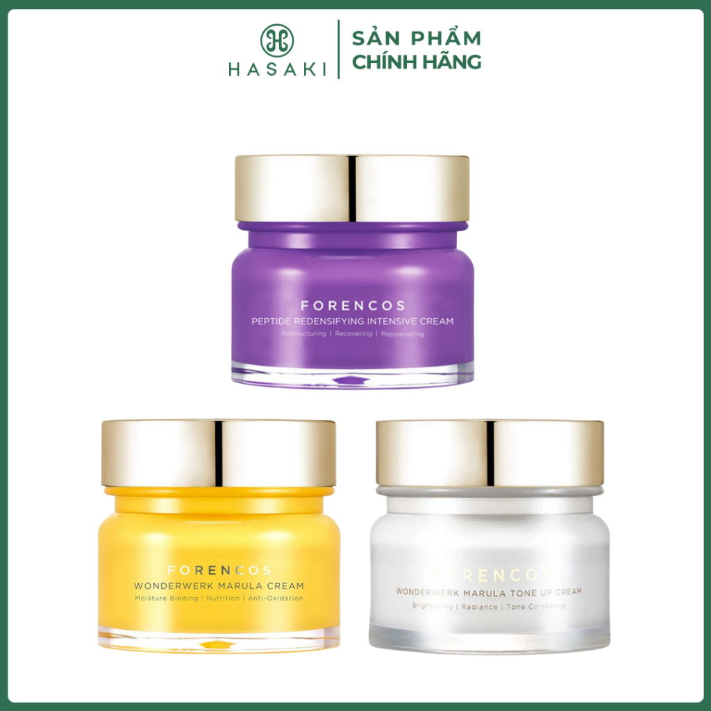 Kem Dưỡng Forencos Peptide Sáng Da, Giảm Nhăn Ban Đêm 50ml