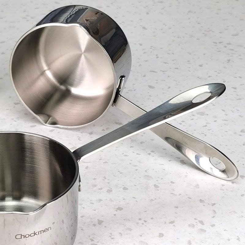 Quánh Chảo Inox Mini Chockmen, Quánh Nấu Đồ Ăn Dặm Inox Cao Cấp CKM104 CKM15 CKM323 BSD112