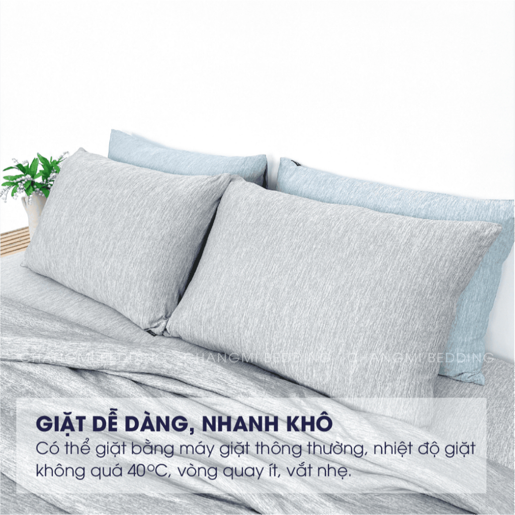 Ảnh Vỏ gối lạnh Changmi Bedding siêu mát, mềm mượt và không nhăn. Chất liệu cao cấp xuất Mỹ, Nhật. 4