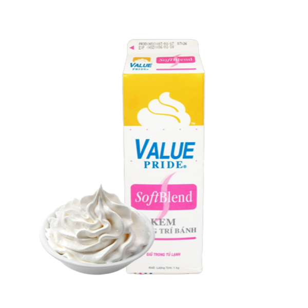 [Chỉ giao Tp.HCM] Kem Topping Rich's Value Pride SoftBlend 1kg - DL12