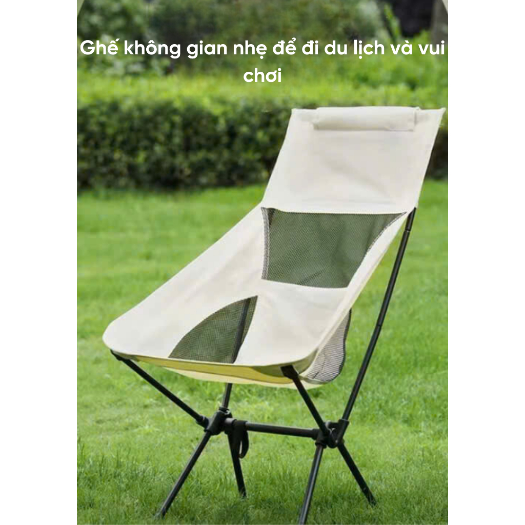 HÀNG CAO CẤP - Ghế gấp gọn bỏ túi  đi du lịch , cắm trại camping  ( chịu lực 130kg )