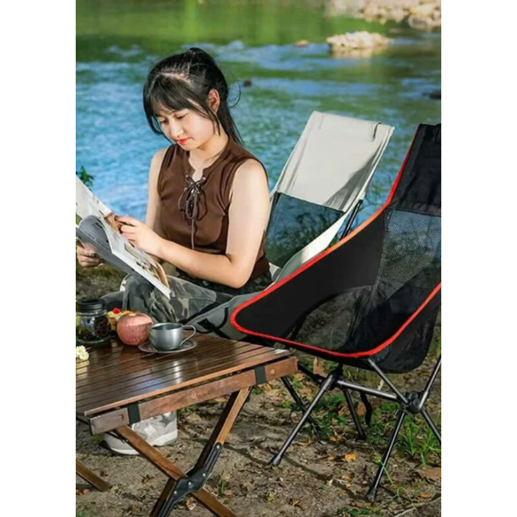 HÀNG CAO CẤP - Ghế gấp gọn bỏ túi  đi du lịch , cắm trại camping  ( chịu lực 130kg )