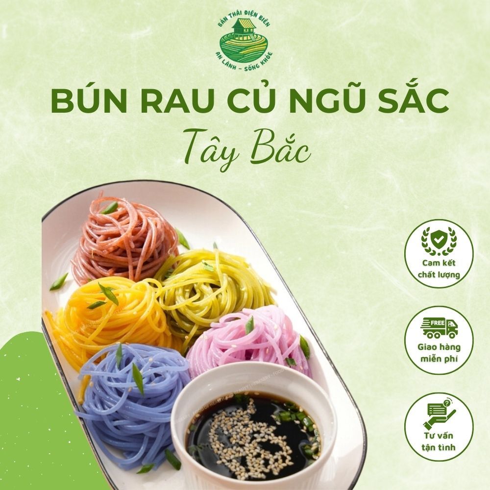Bún rau củ ngũ sắc hữu cơ Bản Thái Food - Hỗ trợ ăn kiêng/ eat clean ...