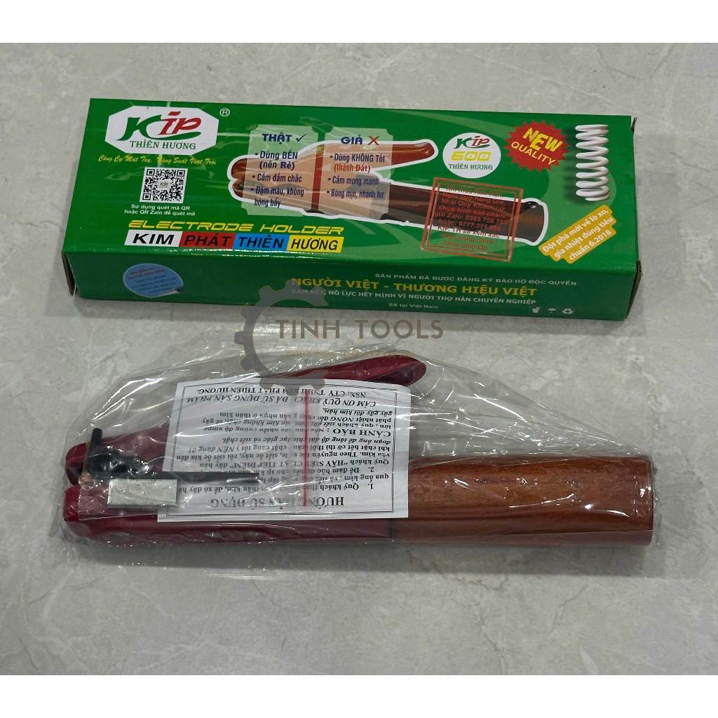 Kìm | Kiềm | Kềm Hàn Cán Gỗ Thiên Hương ( kẹp hàn Kip) Chính Hãng