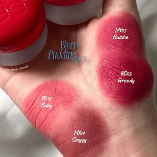 Son kem bùn FWEE Lip & Cheek Blurry Pudding Pot Mẫu Thử