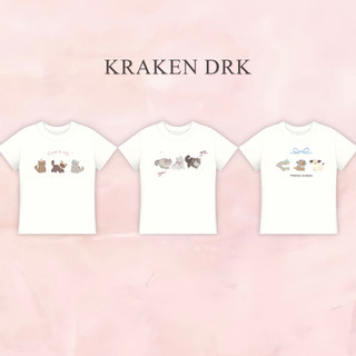 Áo Thun Nữ Baby Tee Coquette hình in siêu dễ thương - Kraken Drk cotton 2 chiều