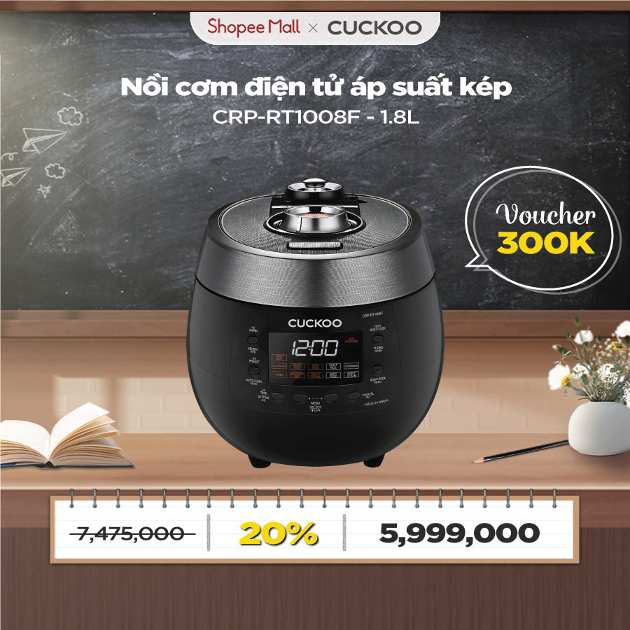 N i c m i n t ap su t Cuckoo 1.8 lit CRP RT1008F Long n i ph men ch ng dinh XWall Diamond Hang chinh hang Shopee Vi t Nam