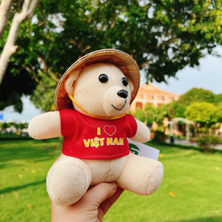 Gấu bông I love Việt Nam - Quà tặng lưu niệm