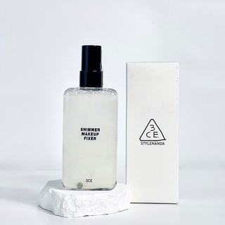 Xịt Khóa Nền Trang Điểm Makeup 3CE Shimmer Makeup Fixer 95ml Duduhouse